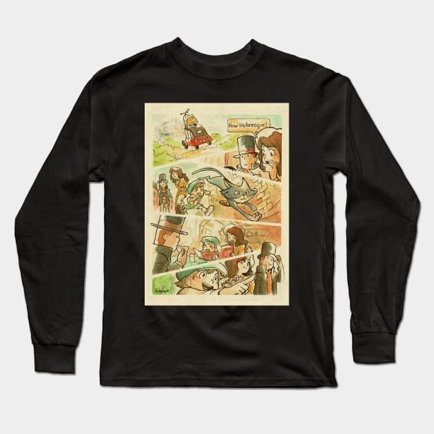 Through Misthallery Long Sleeve T-Shirt by Schpog